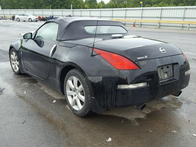 JN1AZ36A04T002043 - 2004 NISSAN 350Z ROADS BLACK photo 3