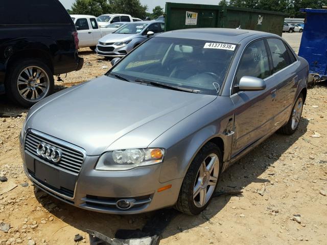 WAUAF78E37A138760 - 2007 AUDI A4 2 SILVER photo 2