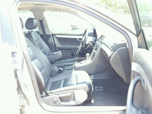 WAUAF78E37A138760 - 2007 AUDI A4 2 SILVER photo 5