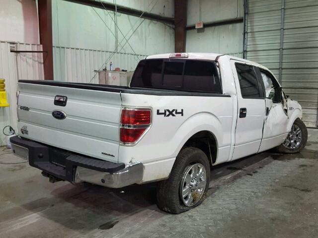 1FTFW1EFXCKD68156 - 2012 FORD F150 SUPER WHITE photo 4