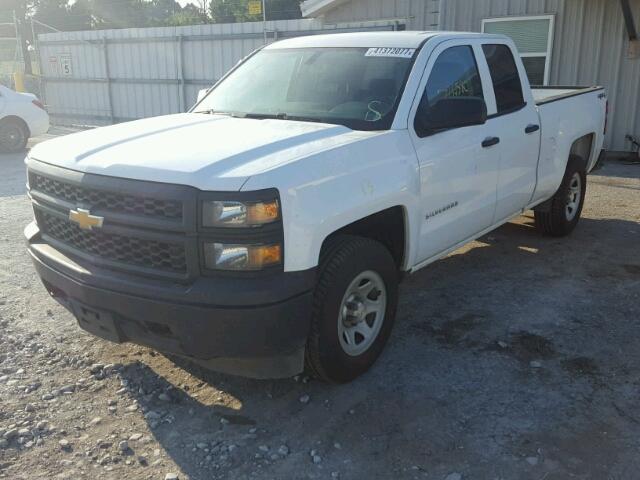 1GCVKPEC3EZ308178 - 2014 CHEVROLET SILVERADO WHITE photo 2