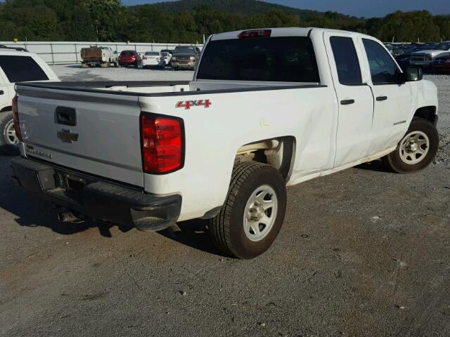 1GCVKPEC3EZ308178 - 2014 CHEVROLET SILVERADO WHITE photo 4