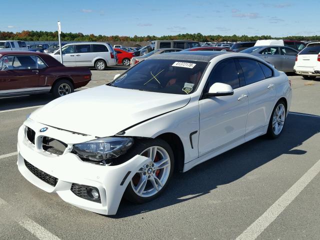 WBA4J7C50JBH14957 - 2018 BMW 440XI GRAN WHITE photo 2