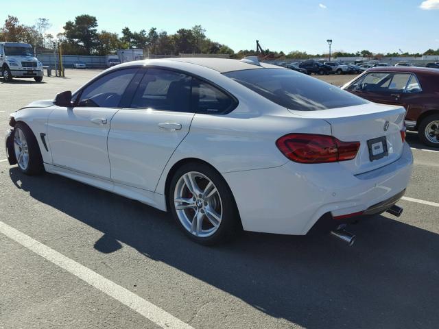 WBA4J7C50JBH14957 - 2018 BMW 440XI GRAN WHITE photo 3