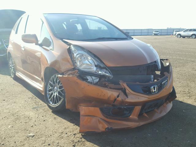 JHMGE8H41AS006691 - 2010 HONDA FIT SPORT ORANGE photo 1