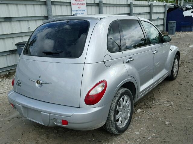 3A4FY58BX7T610064 - 2007 CHRYSLER PT CRUISER SILVER photo 4