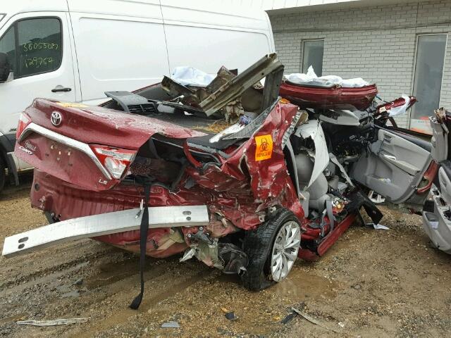 4T1BF1FK4FU917140 - 2015 TOYOTA CAMRY LE 栗色 照片 4