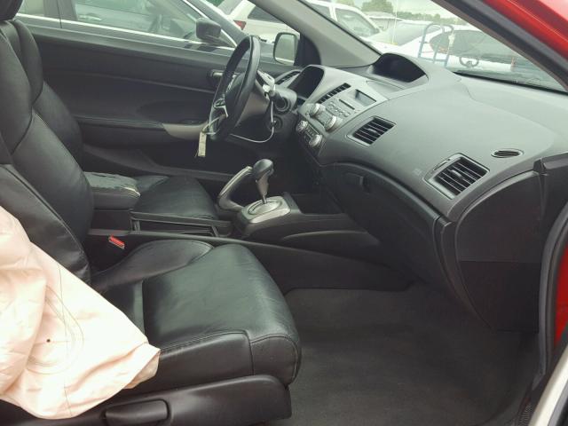2HGFG129X8H518794 - 2008 HONDA CIVIC EXL წითელი ფოტო 5