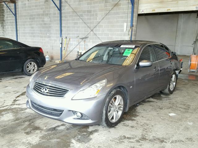 JN1CV6AP8FM502823 - 2015 INFINITI Q40 CHARCOAL photo 2