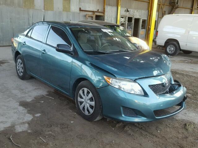 JTDBU4EE9A9115492 - 2010 TOYOTA COROLLA BA TEAL photo 1