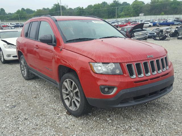 1C4NJCBA7GD784710 - 2016 JEEP COMPASS SP RED photo 1