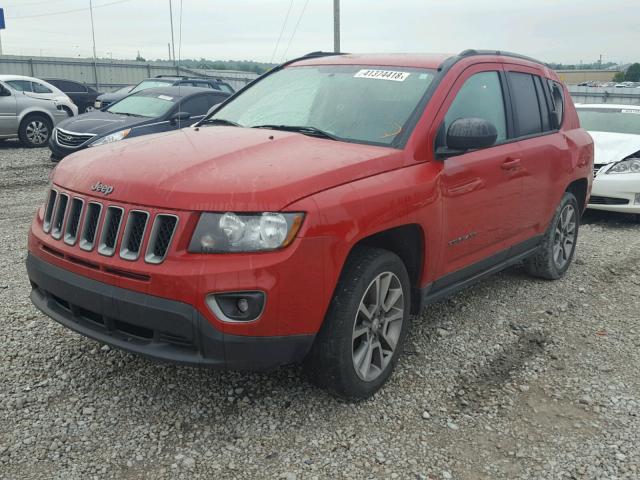 1C4NJCBA7GD784710 - 2016 JEEP COMPASS SP RED photo 2