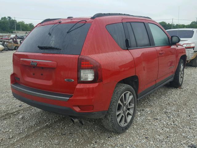 1C4NJCBA7GD784710 - 2016 JEEP COMPASS SP RED photo 4
