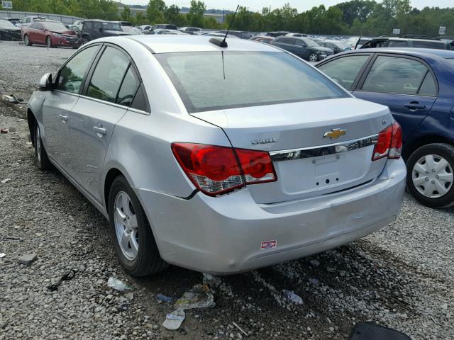 1G1PC5SB5F7259366 - 2015 CHEVROLET CRUZE LT SILVER photo 3