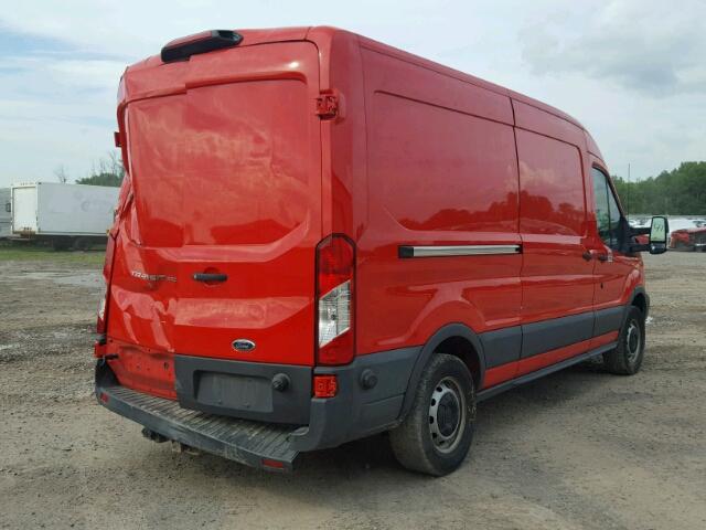 1FTBW2CM9JKA06919 - 2018 FORD TRANSIT T- RED photo 4