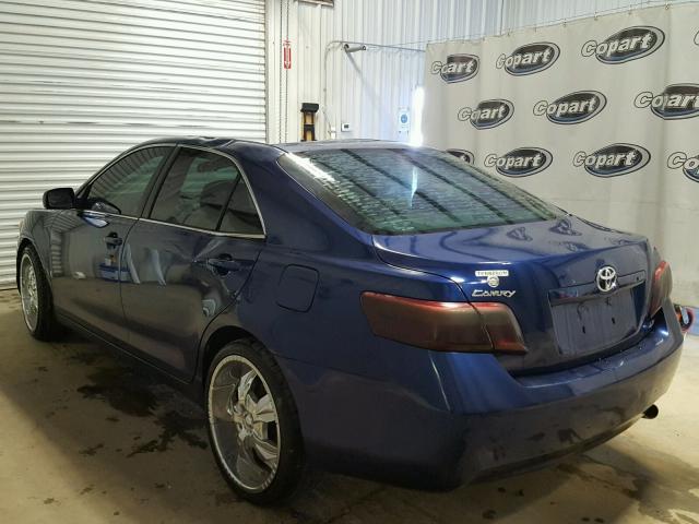 4T1BE46K59U302394 - 2009 TOYOTA CAMRY BASE BLUE photo 3