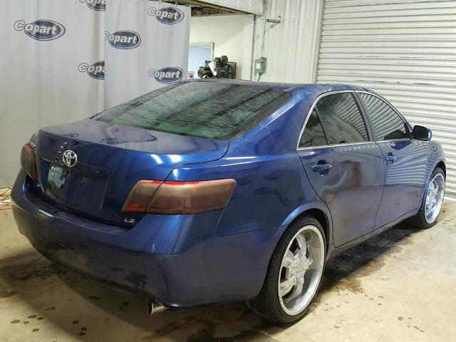 4T1BE46K59U302394 - 2009 TOYOTA CAMRY BASE BLUE photo 4