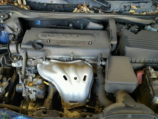 4T1BE46K59U302394 - 2009 TOYOTA CAMRY BASE BLUE photo 7