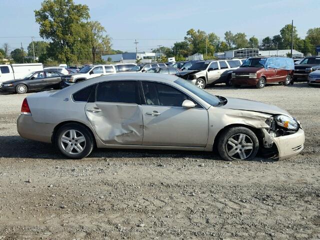 2G1WB58K981279609 - 2008 CHEVROLET IMPALA LS TAN photo 9