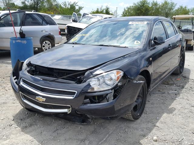1G1ZH57B58F297627 - 2008 CHEVROLET MALIBU 1LT 黑色 照片 2