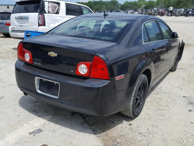 1G1ZH57B58F297627 - 2008 CHEVROLET MALIBU 1LT 黑色 照片 4