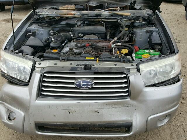 JF1SG63657G714057 - 2007 SUBARU FORESTER 2 SILVER photo 7