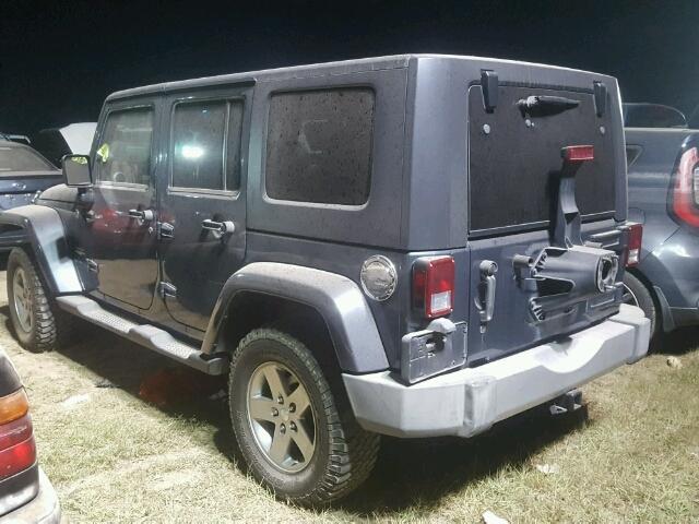 1J8GA59158L608622 - 2008 JEEP WRANGLER U GRAY photo 3