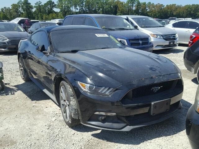 1FA6P8CF7F5412793 - 2015 FORD MUSTANG GT BLACK photo 1