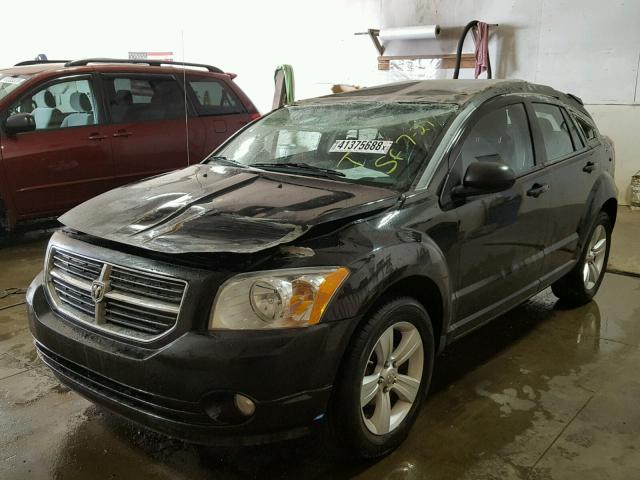 1B3CB3HA3BD227282 - 2011 DODGE CALIBER MA BLACK photo 2