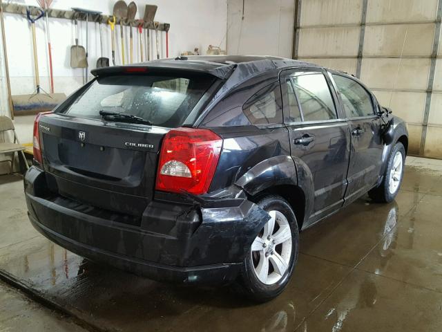 1B3CB3HA3BD227282 - 2011 DODGE CALIBER MA BLACK photo 4