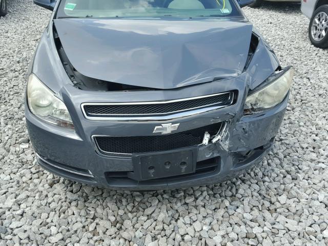 1G1ZG57B28F204338 - 2008 CHEVROLET MALIBU LS გრაფიტი ფოტო 9