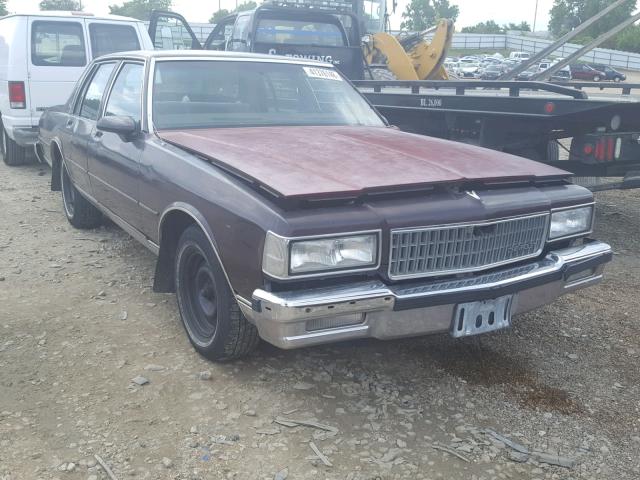 1G1BN51E3KR220371 - 1989 CHEVROLET CAPRICE CL MAROON photo 1