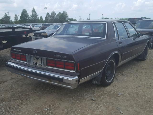 1G1BN51E3KR220371 - 1989 CHEVROLET CAPRICE CL MAROON photo 4