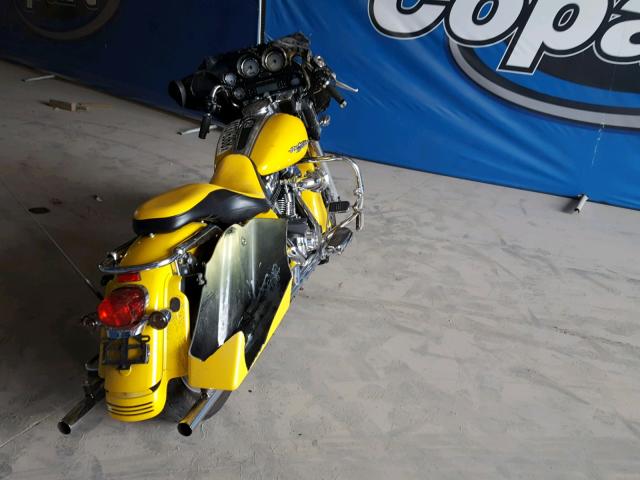 1HD1KB4187Y721559 - 2007 HARLEY-DAVIDSON FLHX YELLOW photo 4