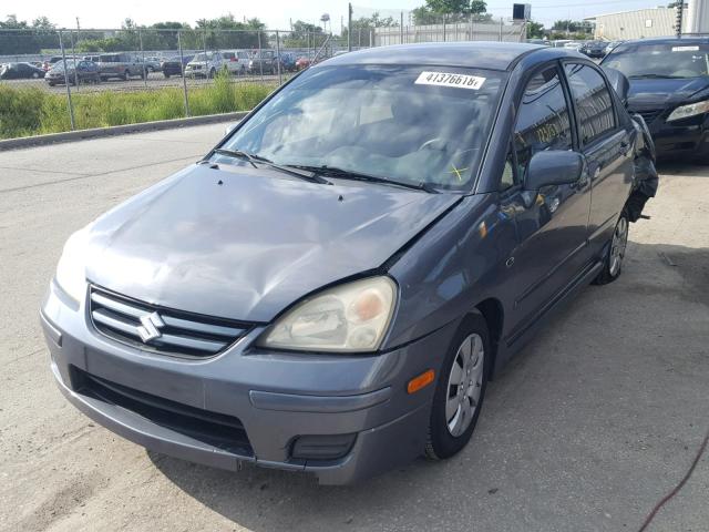 JS2RA62S965306847 - 2006 SUZUKI AERIO GRAY photo 2