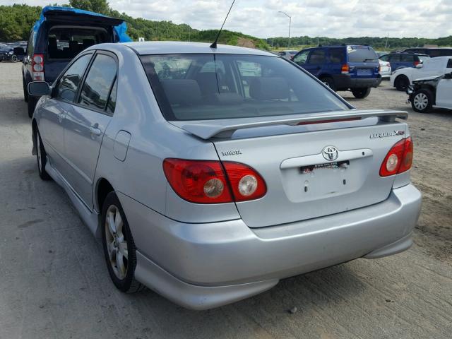 2T1BY32EX5C348820 - 2005 TOYOTA COROLLA XR 银色 照片 3