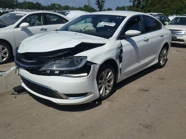 1C3CCCAB9GN192025 - 2016 CHRYSLER 200 WHITE photo 2