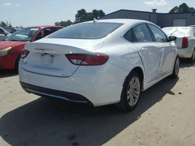 1C3CCCAB9GN192025 - 2016 CHRYSLER 200 WHITE photo 4