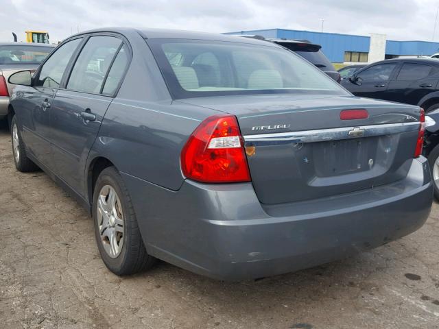 1G1ZS58F87F312607 - 2007 CHEVROLET MALIBU LS ნაცრისფერი ფოტო 3