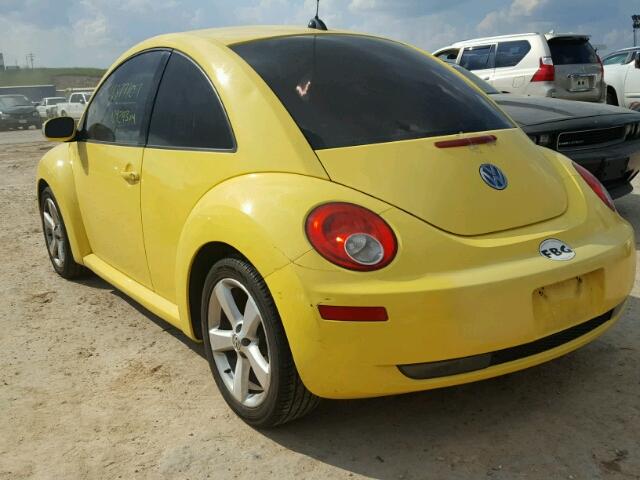 3VWSW31C76M406037 - 2006 VOLKSWAGEN NEW BEETLE YELLOW photo 3