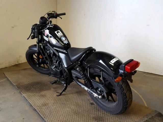 MLHPC5604J5100372 - 2018 HONDA CMX500 BLACK photo 3