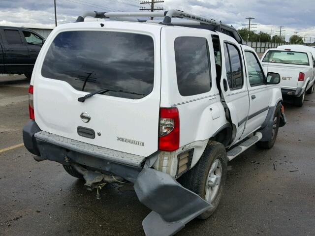 5N1ED28YX4C649501 - 2004 NISSAN XTERRA XE WHITE photo 4