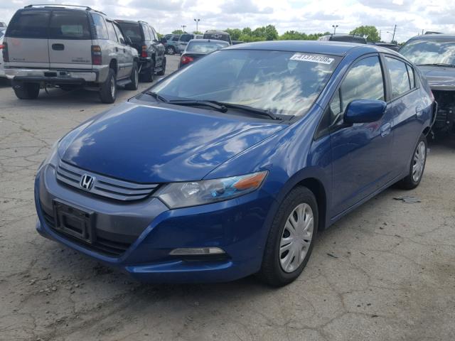 JHMZE2H58BS008311 - 2011 HONDA INSIGHT LX BLUE photo 2