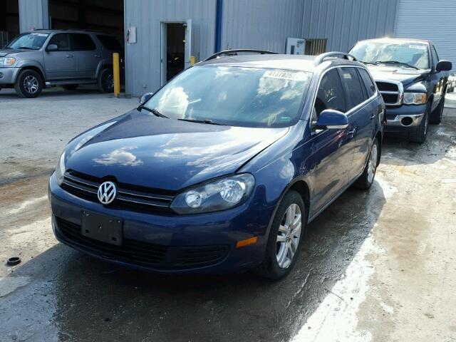 3VWML7AJ6CM612131 - 2012 VOLKSWAGEN JETTA BLUE photo 2