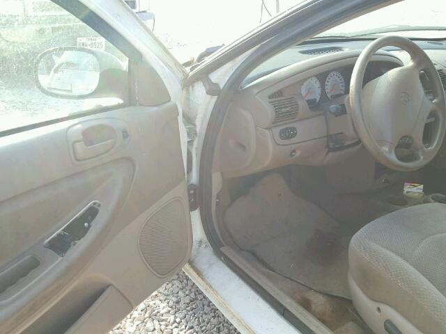 1B3EL36X54N418289 - 2004 DODGE STRATUS SE WHITE photo 9