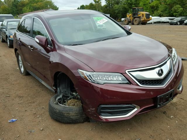 5J8TB4H54GL029154 - 2016 ACURA RDX BURGUNDY photo 1