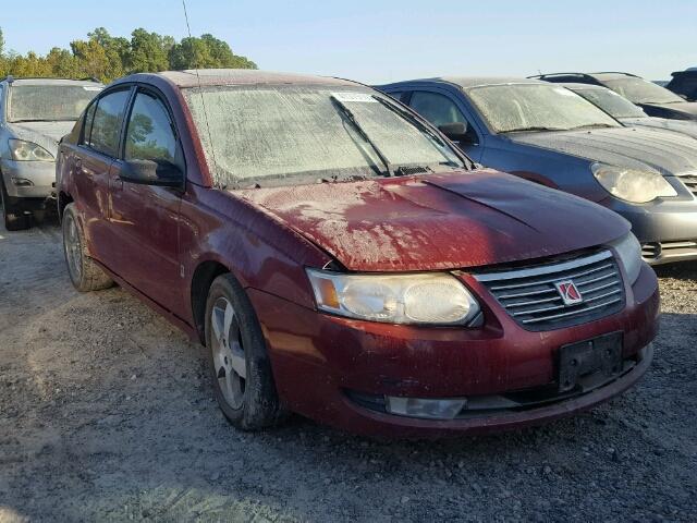 1G8AL55F57Z162924 - 2007 SATURN ION LEVEL BURGUNDY photo 1