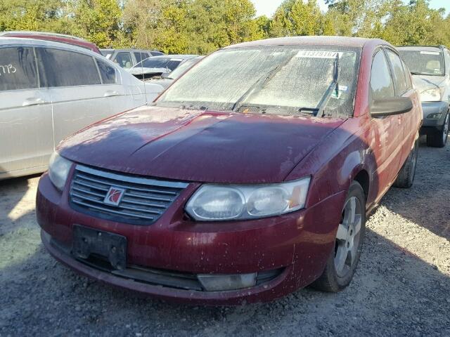 1G8AL55F57Z162924 - 2007 SATURN ION LEVEL BURGUNDY photo 2