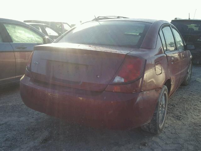 1G8AL55F57Z162924 - 2007 SATURN ION LEVEL BURGUNDY photo 4