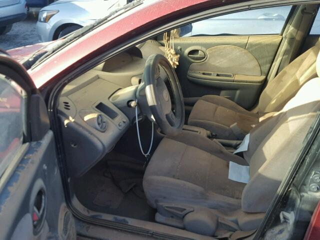 1G8AL55F57Z162924 - 2007 SATURN ION LEVEL BURGUNDY photo 5